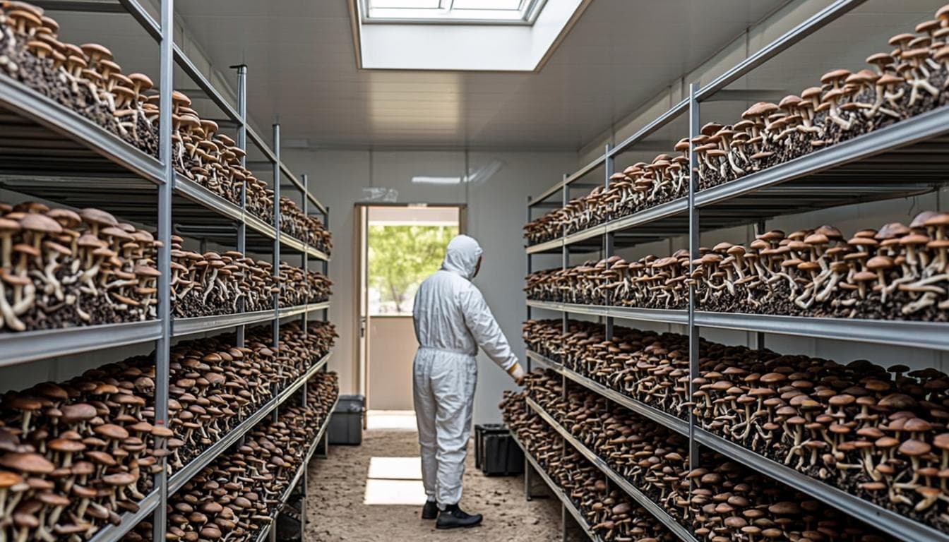 Mushroom Farm Process